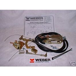 Image of Weber DCOE twin cable linkage set BOTTOM mount