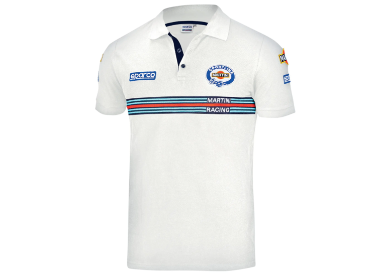 Sparco Martini Racing Polo Replica Patches