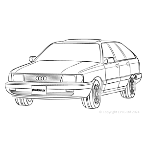 200 Quattro inc Avant Typ 44 (C3) (11/84-11/90)