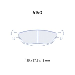CL BRAKE PADS - 4140RC5