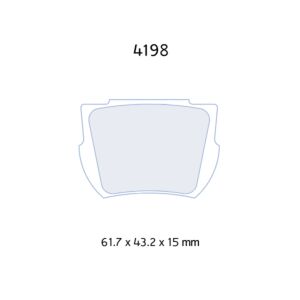 CL BRAKE PADS - 4198RC5
