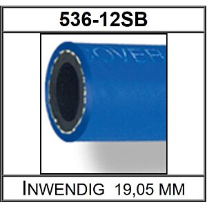 Goodridge 536 serie -12 Slang Blauw per meter