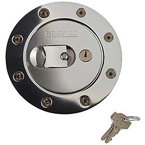 SPARCO Brushed Aluminum Locking Fuel Cap
