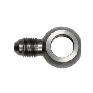 Goodridge - Adapter banjo D04 recht kort - 3/8UNF Mannelijk