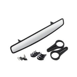 B-G Racing - 15" groothoek achteruitkijkspiegel met 1,75" beugels