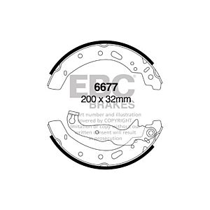 EBC Brakes Remschoenset 6677