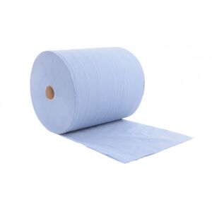 B-G Racing - BLUE PAPER TOWEL ROLL 3 PLY - 35cm x 40cm - 1000 SHEETS