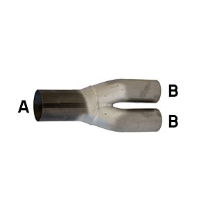 Simons - Y-stuk - ø57mm - 2x ø48mm