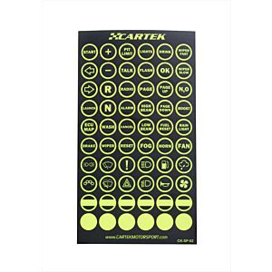 Cartek - UV Sticker Sheet For Wireless Control System