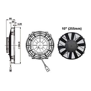 Revotec - 10" (255mm) - High Power Fan