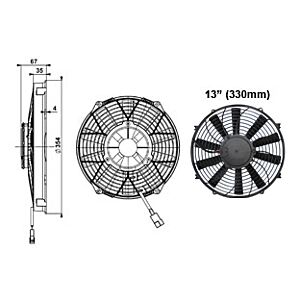 Revotec - 13" (330mm) - High Power Fan