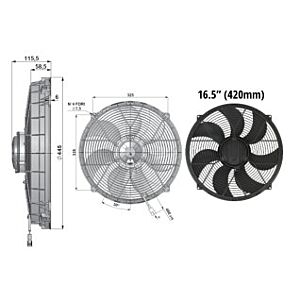 Revotec - 16.5" (420mm) - Very High Power Fan