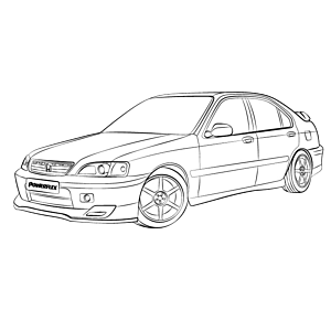 Civic Mk6 MA-MC inc Aerodeck & Domani (1995-2005)