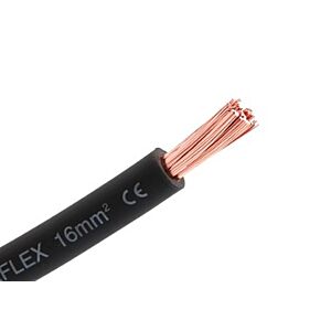 BAS - Accukabel 16mm² zwart - p/m