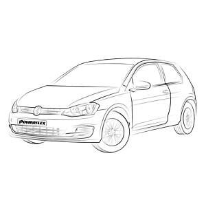 Golf MK7 5G 2WD up to 122PS Rear Beam (2012-2019)