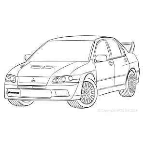 Lancer Evolution VII, VIII & IX inc 260 (2001 - 2007)