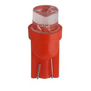 VDO Steeklamp LED - T10 - W2.1x9.5d - 12V Rood