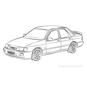 Sierra inc. Sapphire Non-Cosworth (1982-1994)