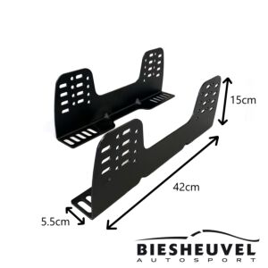 Biesheuvel - Zijbevestiging 3mm Staal