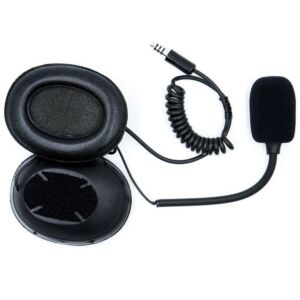 ZeroNoise - Open Face Helmet Intercom Headset With Integral Ear Cups
