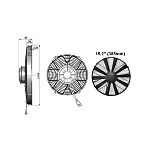 Revotec - 15.2" (385mm) - Very High Power Fan