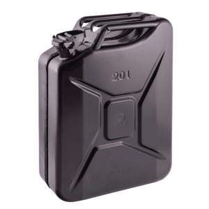 Jerrycan 20ltr Black Steel