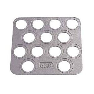 OMP - Co-driver's footrest in sandblasted aluminium