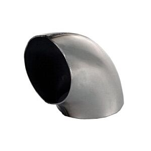 Simons - 90° Knik - ø76mm - RVS