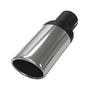 Simons - Tailpipe oval 70mm/90mm - ø50.8mm sleeve - Stainless steel