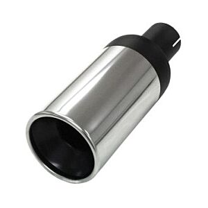 Simons - Tailpipe round 100mm - ø50.8 sleeve - Stainless steel