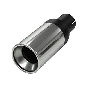 Simons - Uitlaatpijp rond 100mm - ø63.5 huls - RVS