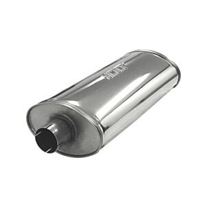 Simons - Demper ovaal 140/220mm - Lengte 500 mm - ø63.5 mm hulzen - RVS