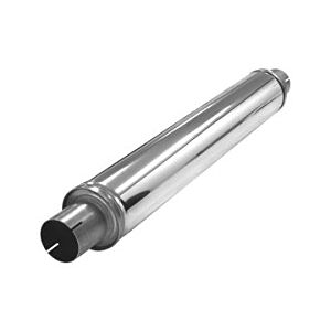 Simons - Demper rond 100mm - ø63.5mm huls - RVS