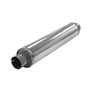 Simons - Demper rond 125mm - Lengte 630 mm - ø76 mm hulzen - RVS