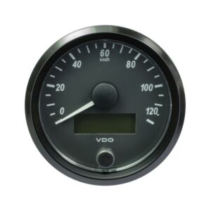 VDO SingleViu Snelheidsmeter 120 Km/h Zwart 80mm