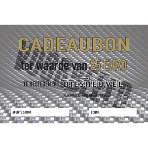 Biesheuvel - Gift voucher 25 Euro